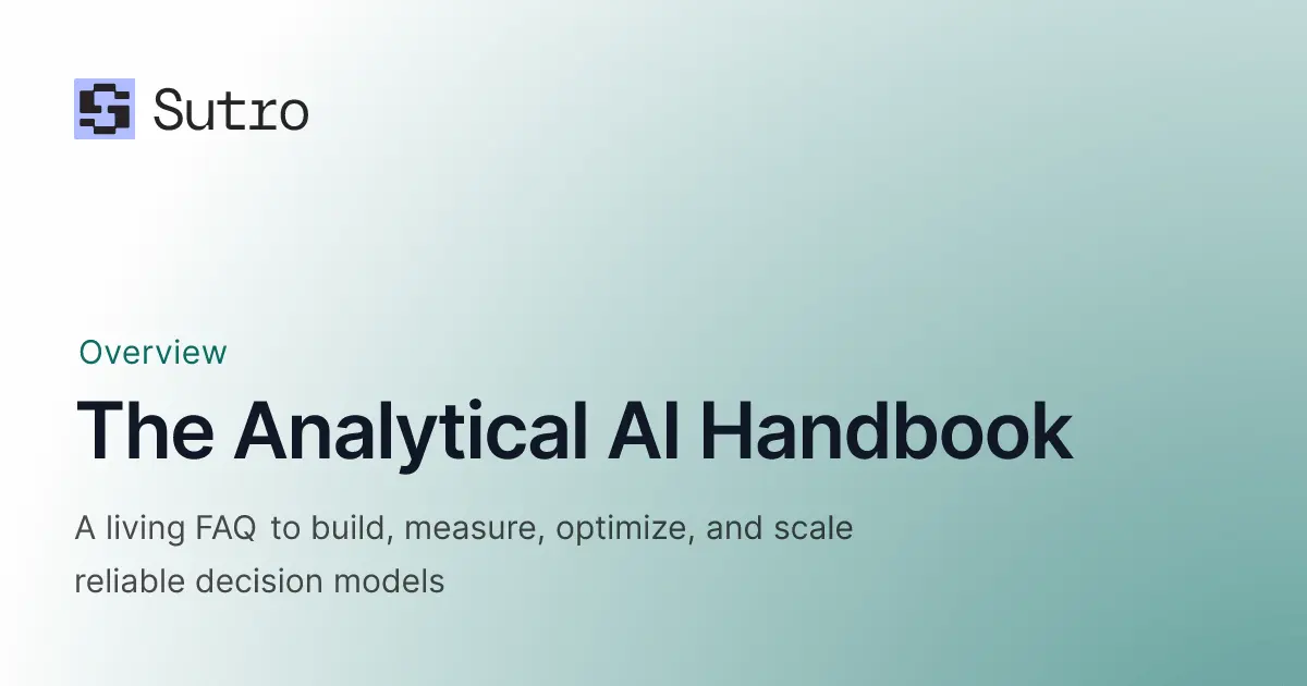The Analytical AI Handbook ra mắt, hướng dẫn chi tiết phân tích AI 1 the analytical ai handbook ra mat huong dan chi tiet phan tich ai