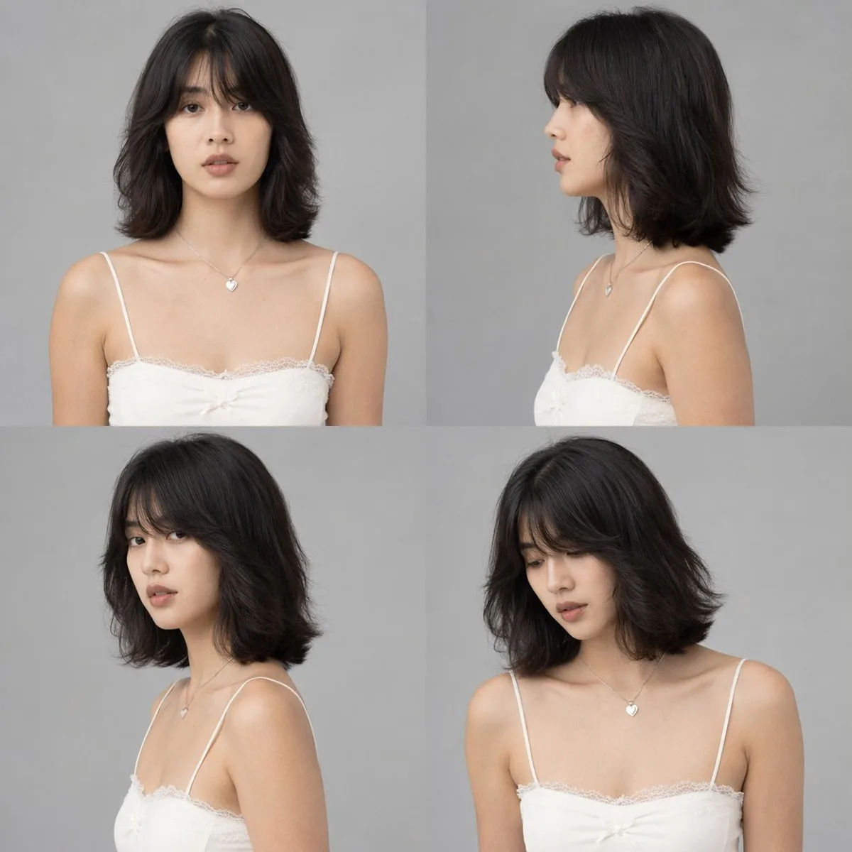 Bảng tạo hình nhân vật đa góc độ phong cách studio