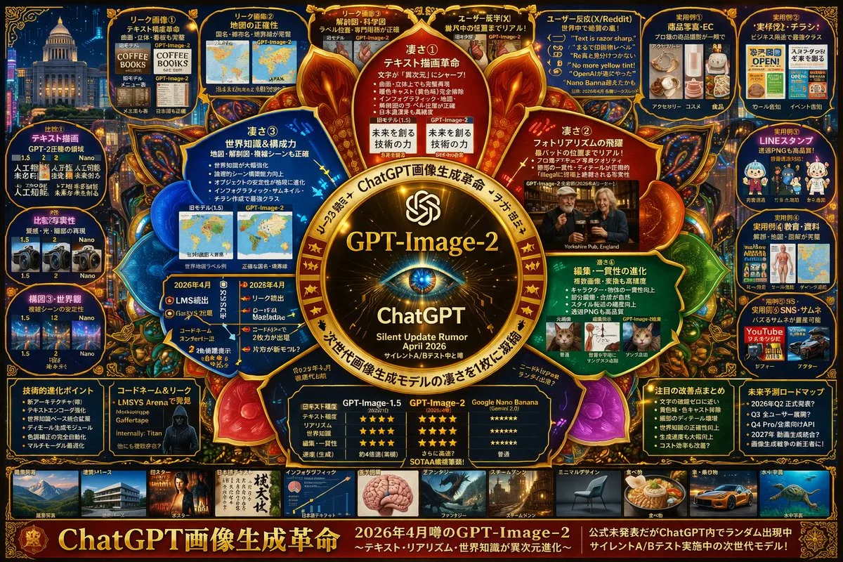 Infographic suy đoán công nghệ phức tạp