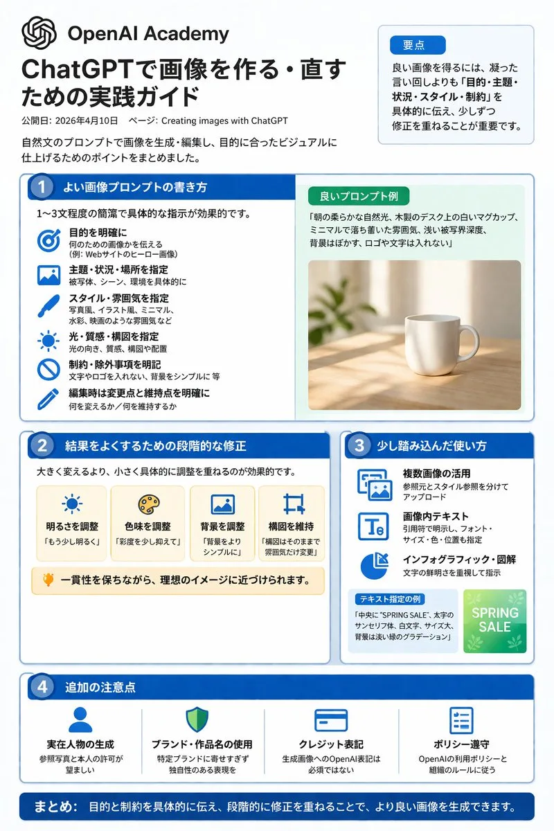 Infographic hướng dẫn tạo ảnh với ChatGPT