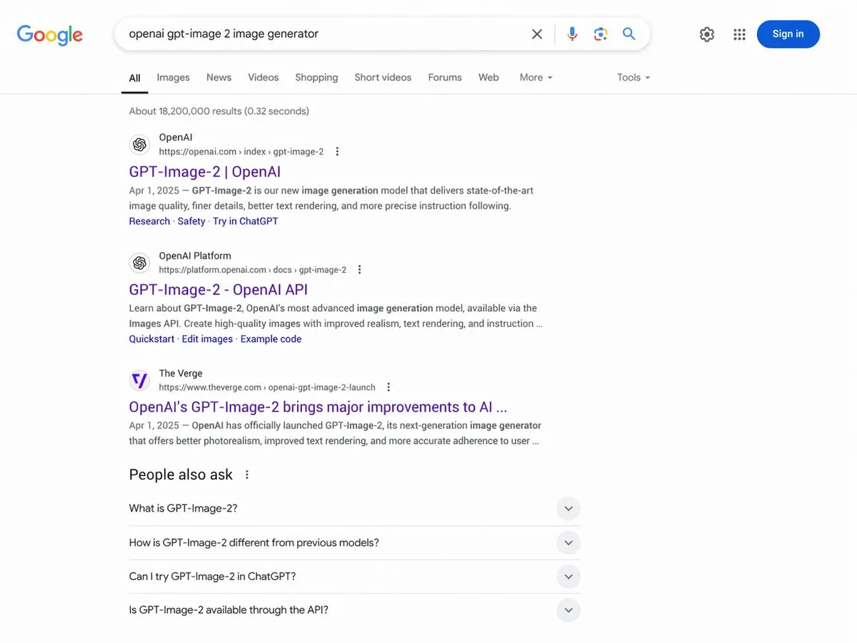 Mockup giao diện kết quả tìm kiếm Google
