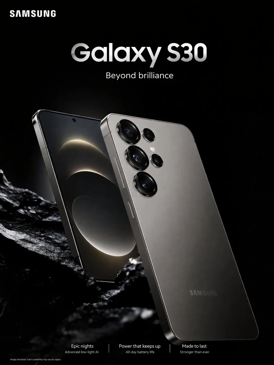 Poster quảng cáo điện thoại thông minh