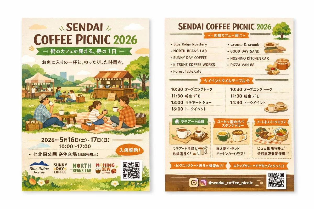 Mockup tờ rơi sự kiện 2 mặt phong cách màu nước