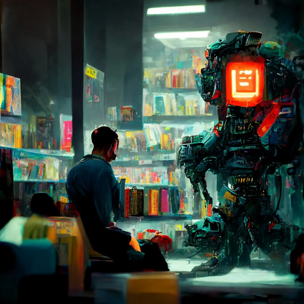 Cuộc Chạm Trán Robot Cyberpunk