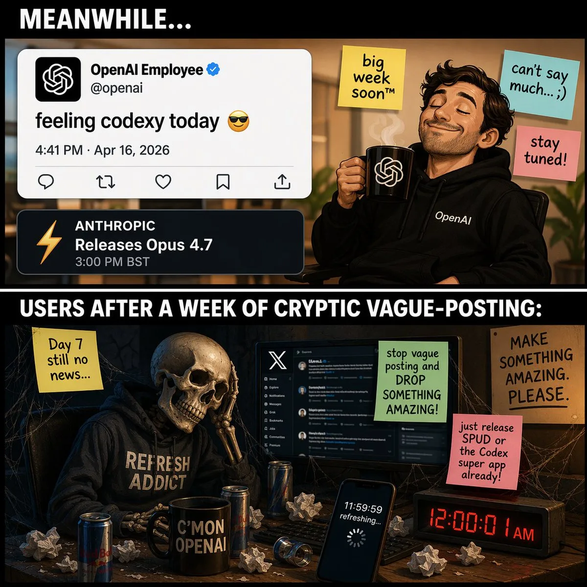 Truyện tranh meme công nghệ 2 khung hình