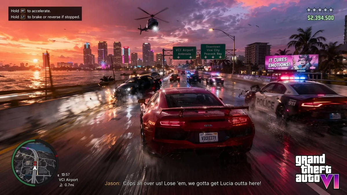 Ảnh chụp màn hình HUD game hành động thế giới mở