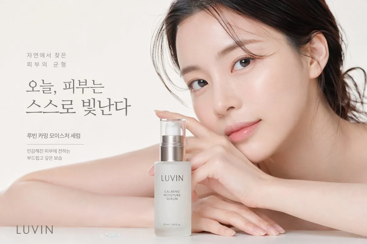 Ảnh quảng cáo thương mại serum chăm sóc da cao cấp