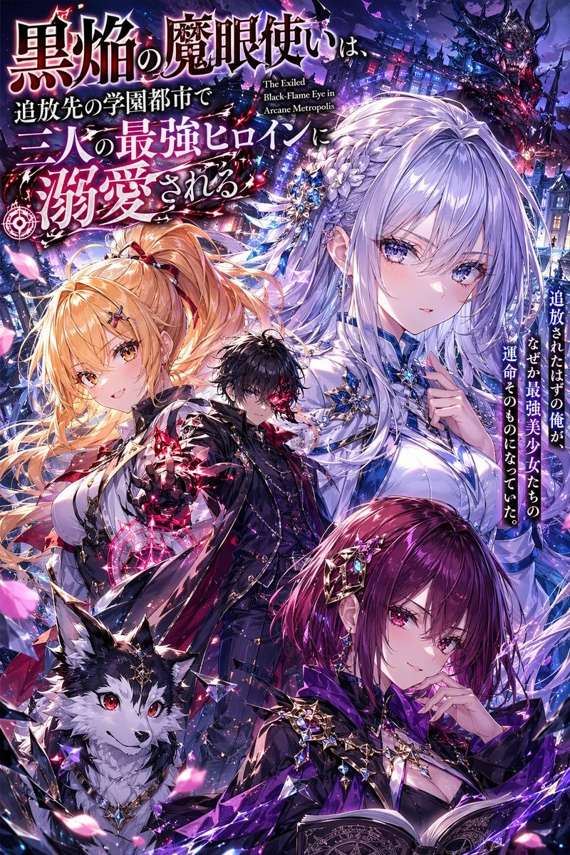 Bìa Light Novel Anime Kèm Chữ Nghệ Thuật
