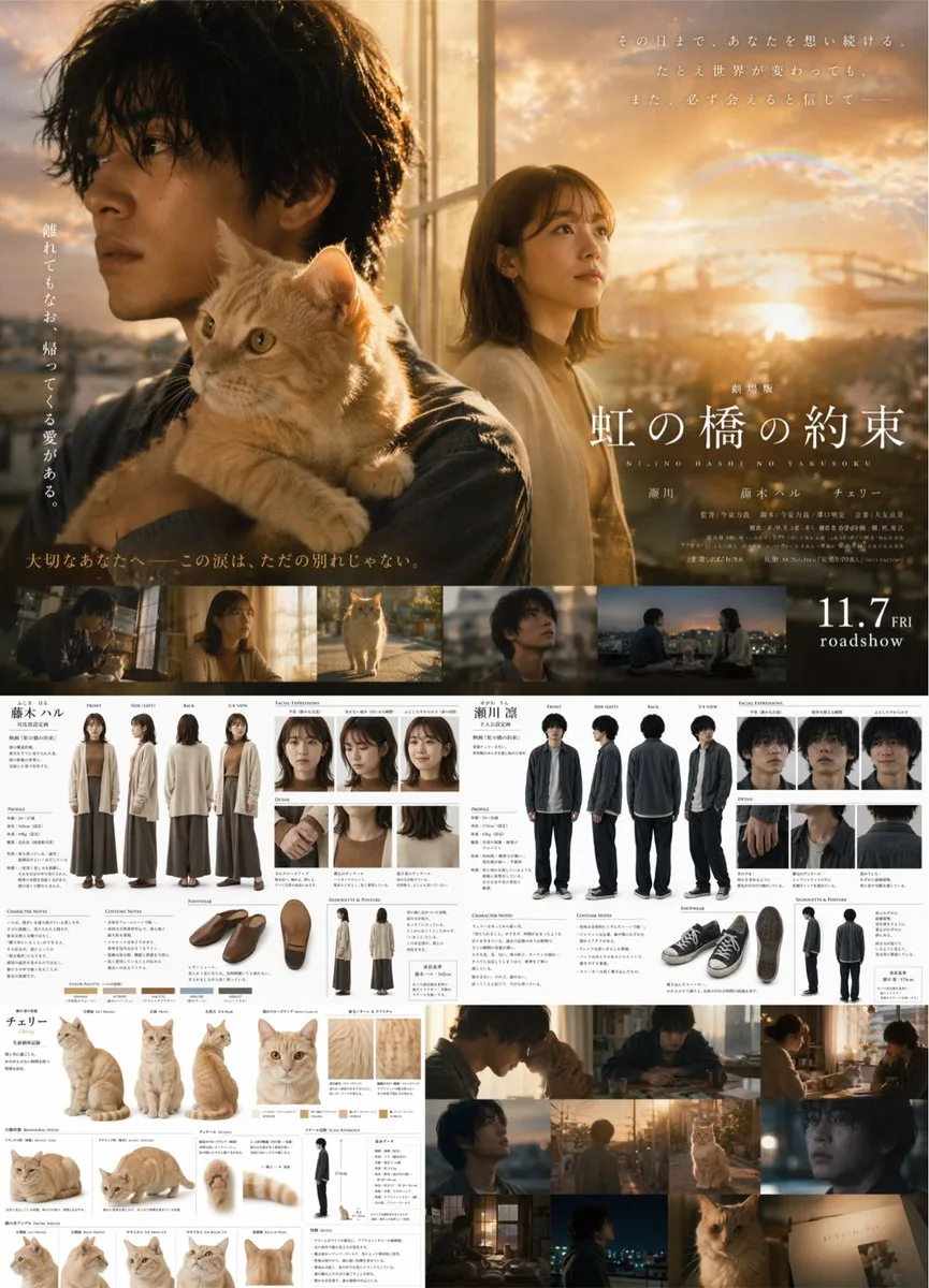 Bảng thiết kế sản xuất phim & tạo hình nhân vật live-action