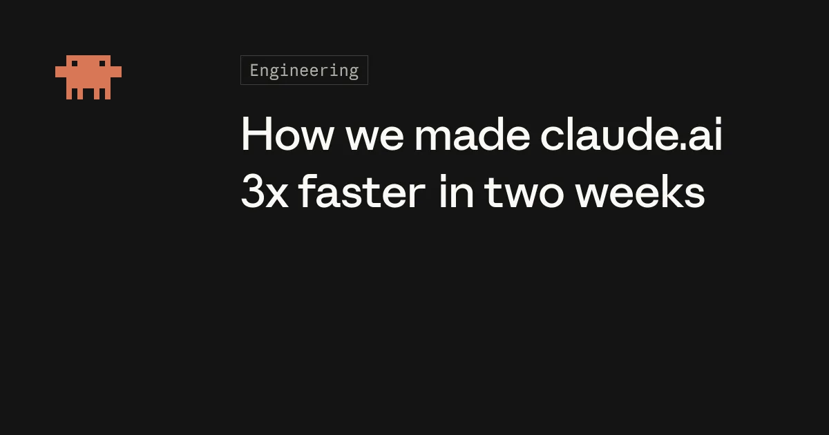 anthropic dung claude tu toi uu toc do cho claude ai nhanh gap 3 lan