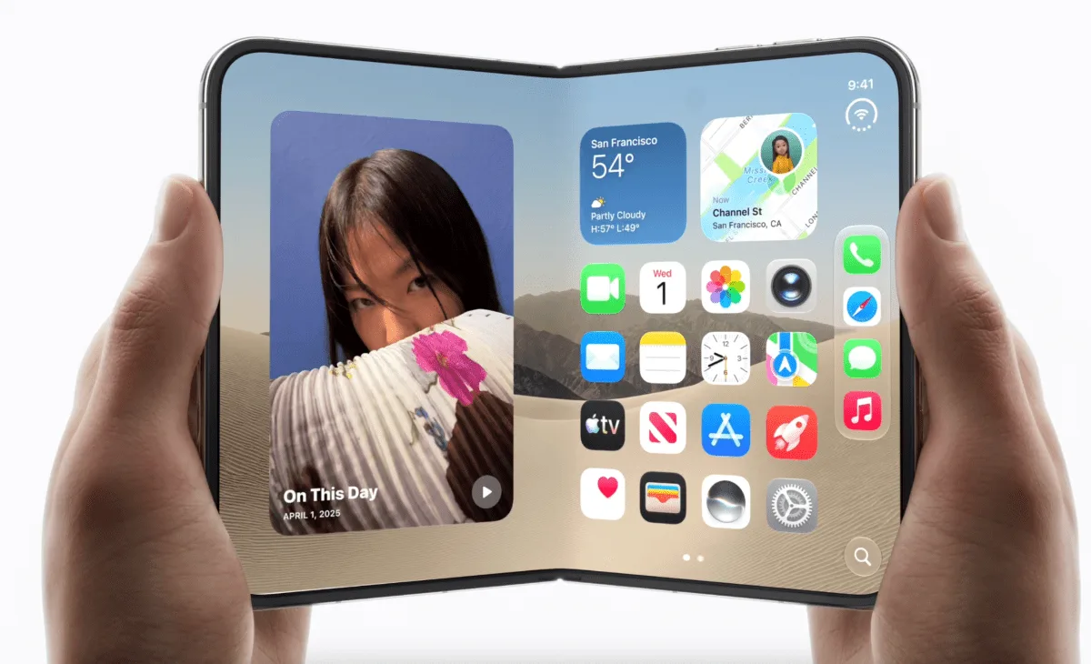 Apple ra mắt iPhone Duo màn hình gập và loạt thiết bị tích hợp AI mới 1 apple ra mat iphone duo man hinh gap va loat thiet bi tich hop ai moi