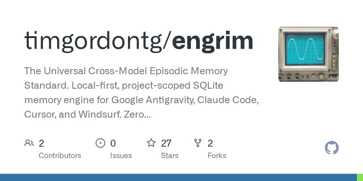 Engrim: Bộ nhớ SQLite cục bộ giúp các AI Agent duy trì ngữ cảnh dự án 1 engrim bo nho sqlite cuc bo giup cac ai agent duy tri ngu canh du an