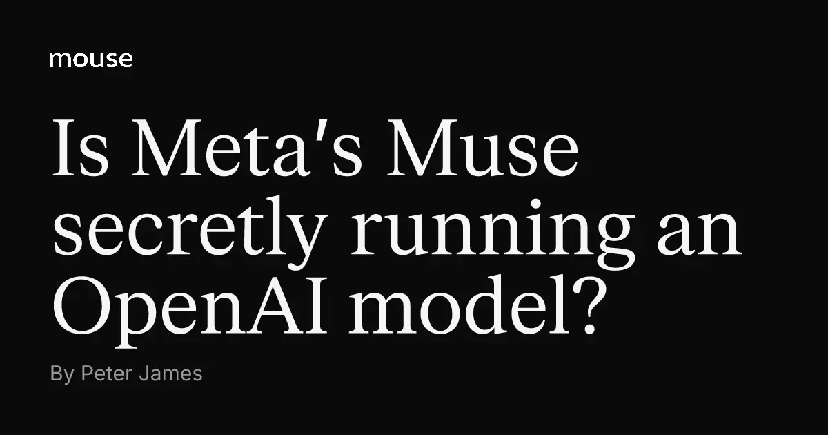 phat hien agent muse cua meta su dung ngam mo hinh openai va claude