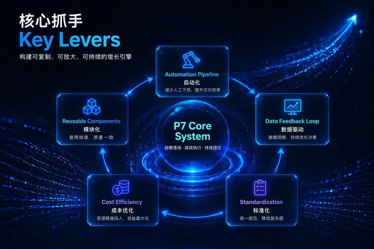 Slide infographic chiến lược công nghệ tương lai