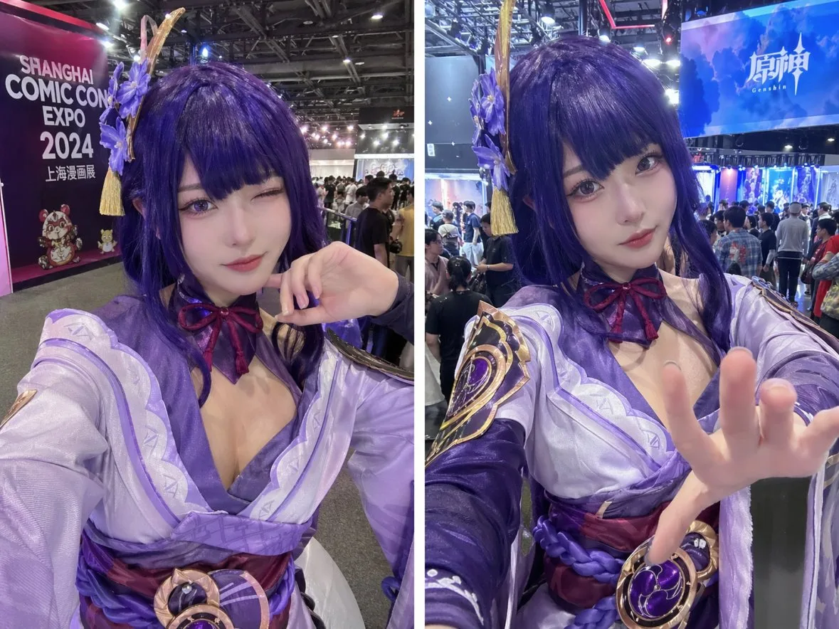 Ảnh selfie cosplay Genshin Impact