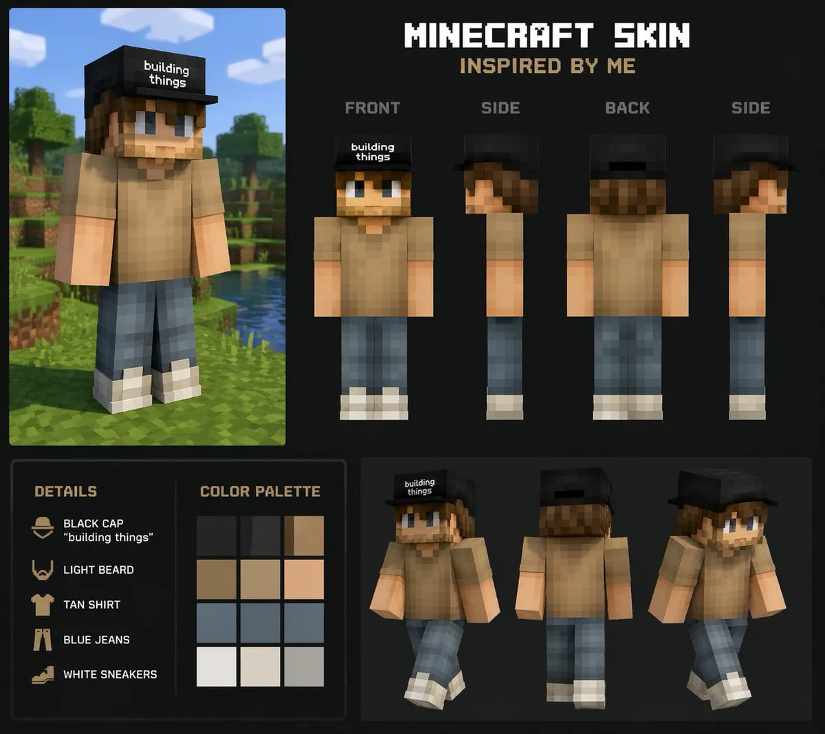 Tạo skin Minecraft cá nhân hóa