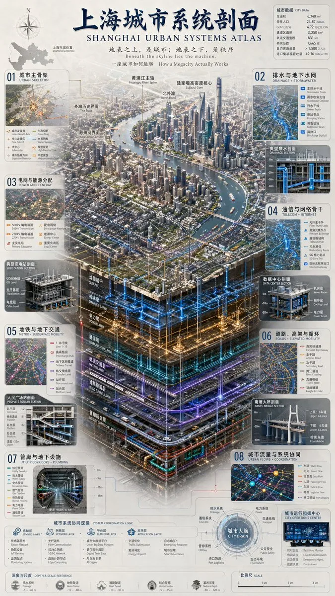Infographic tập bản đồ hệ thống đô thị 3D