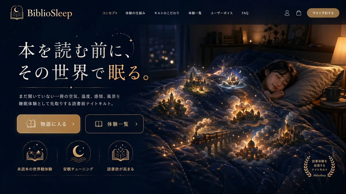 Mockup website giấc ngủ kỳ diệu
