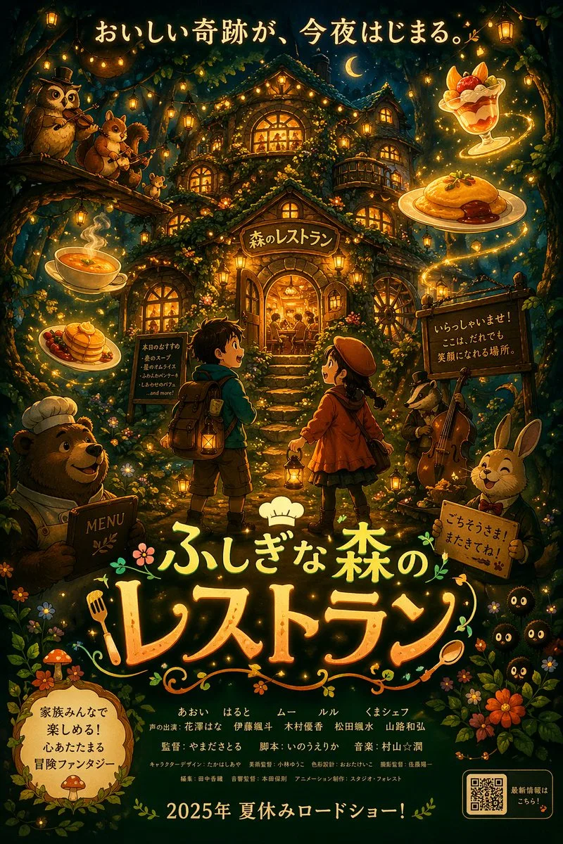 Poster phim anime kỳ ảo