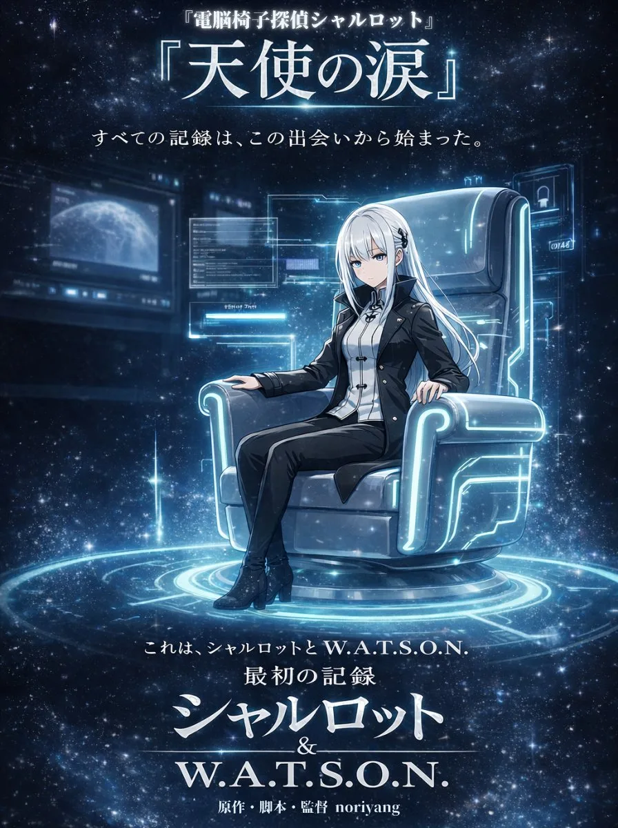 Poster anime thám tử khoa học viễn tưởng