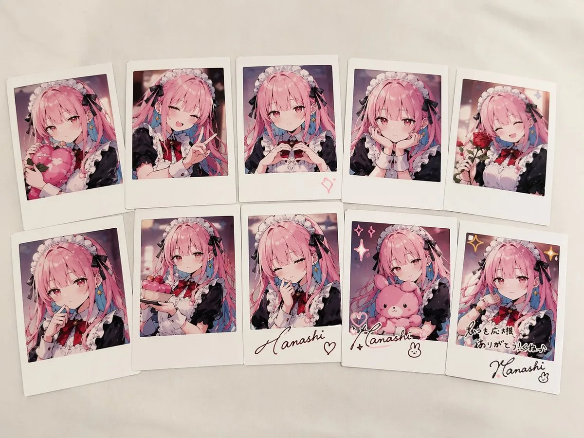 Bộ sưu tập ảnh Polaroid idol hầu gái