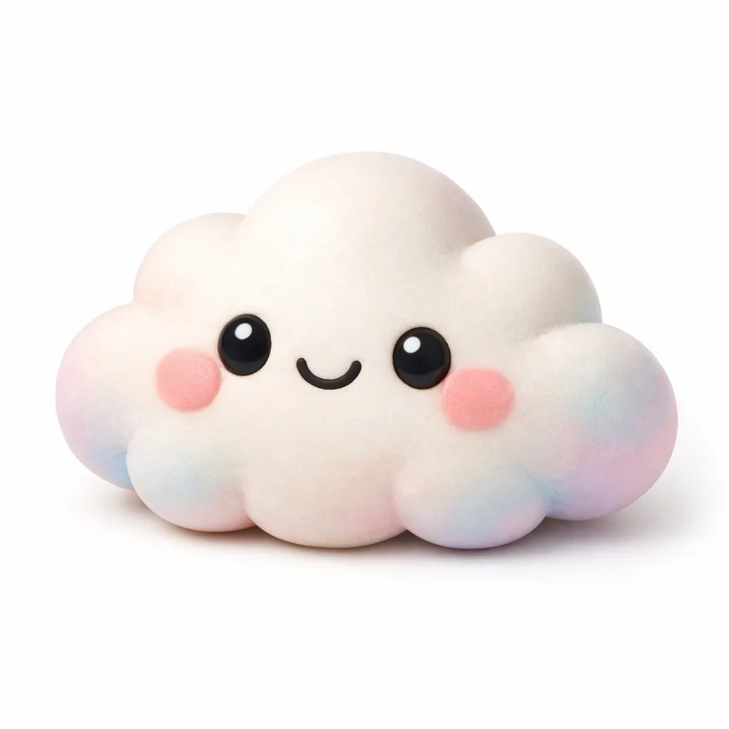 Biểu tượng nhân vật 3D kawaii