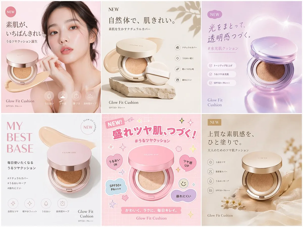 Lưới banner quảng cáo mỹ phẩm