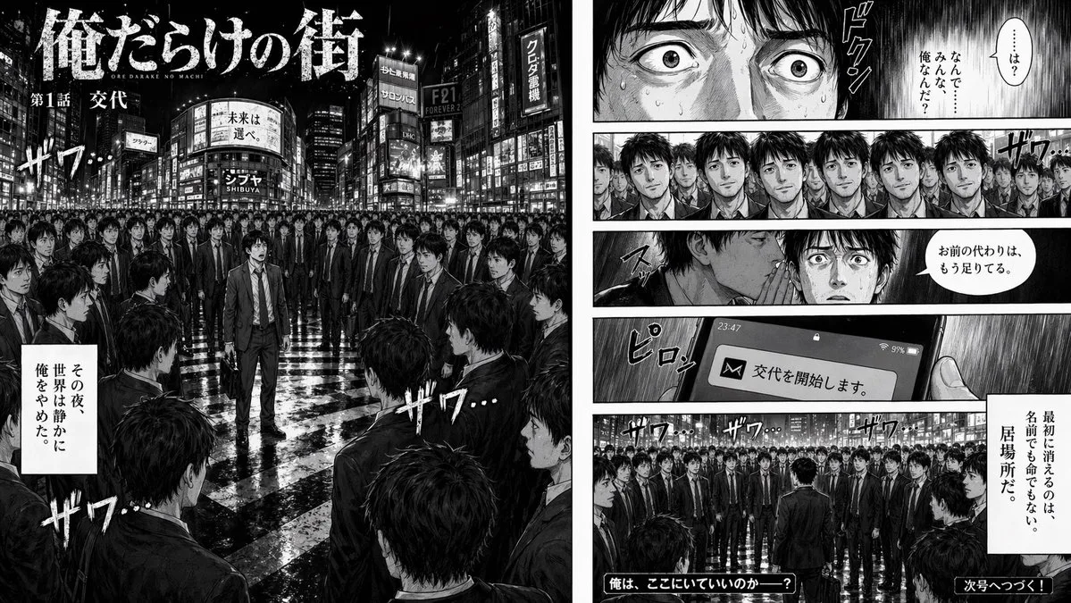 Trang đôi manga giật gân tâm lý
