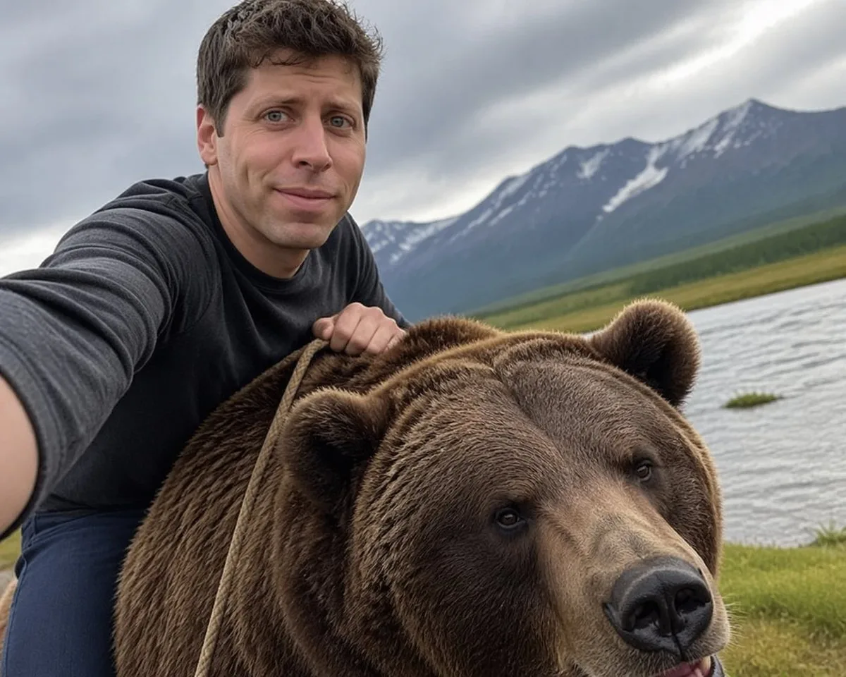 Sam Altman cưỡi gấu