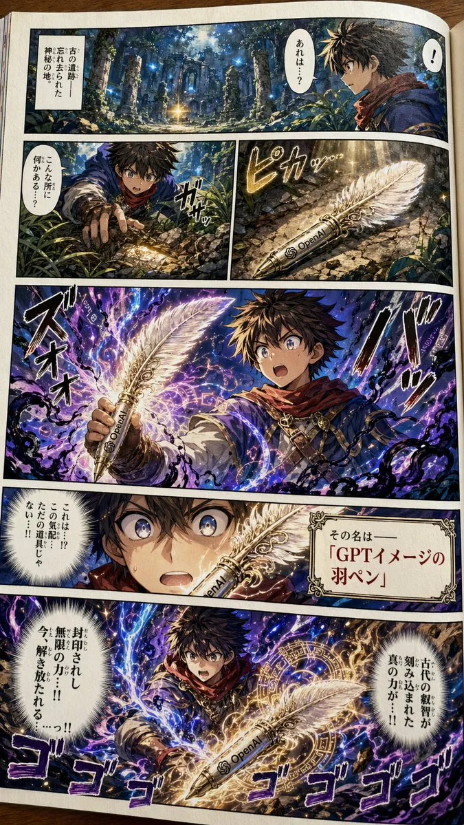 Trang manga shonen phiêu lưu Nhật Bản