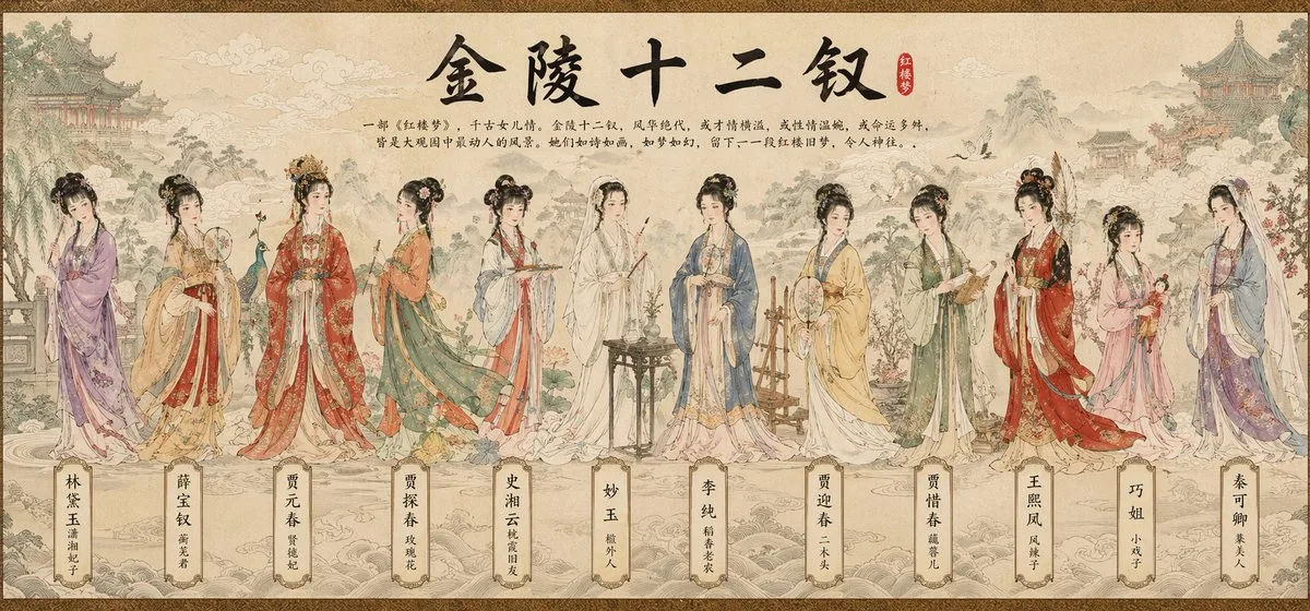 Tranh cuộn minh họa nhân vật cổ phong