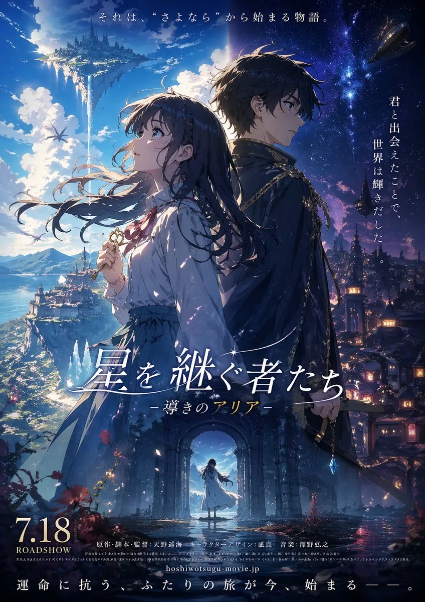 Tạo poster phim anime giả tưởng