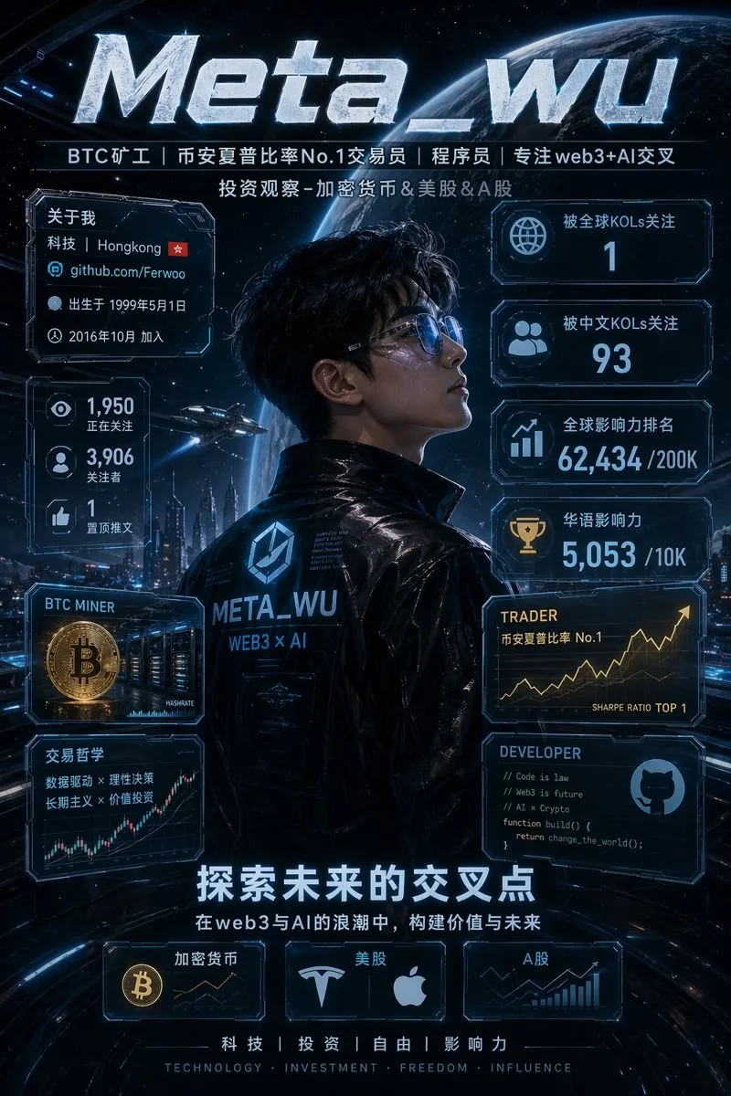Poster thương hiệu cá nhân cyberpunk Web3 AI