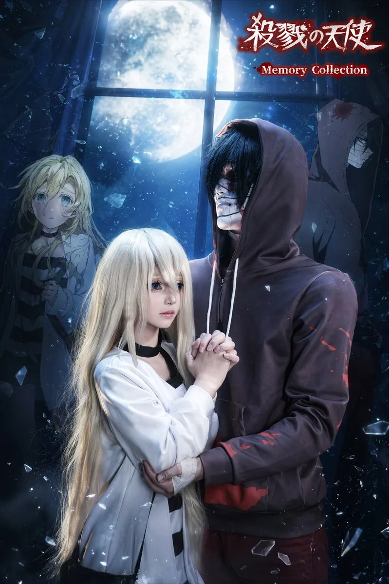 Poster Cosplay Kinh Dị Anime Dưới Ánh Trăng