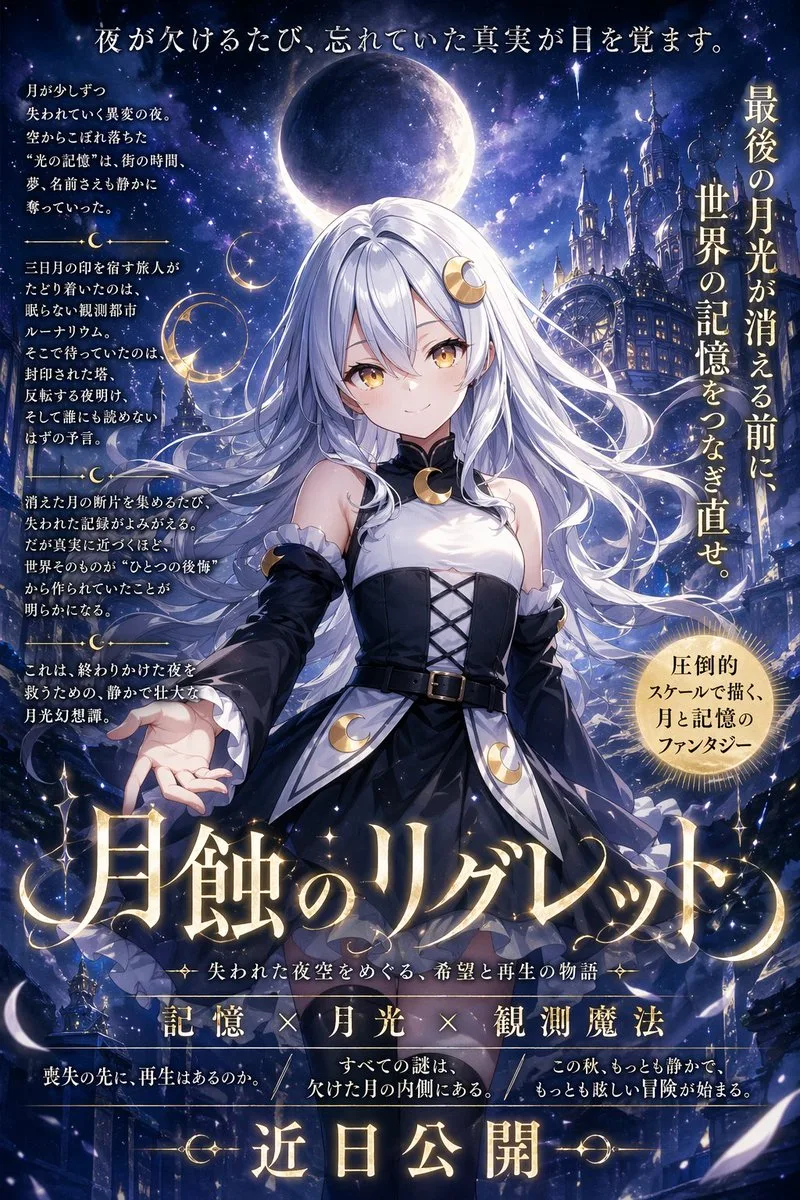 Poster Phim Anime Kỳ Ảo Thiên Thể