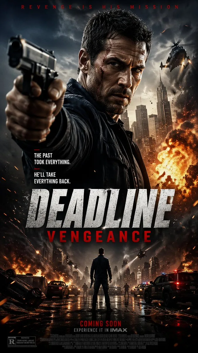 Poster phim hành động trả thù