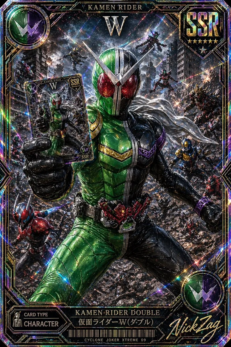 Thẻ bài SSR Kamen Rider Double