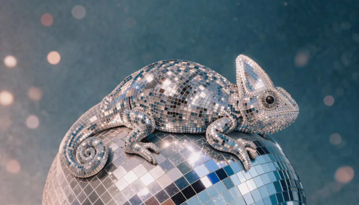 Tắc kè hoa quả cầu disco
