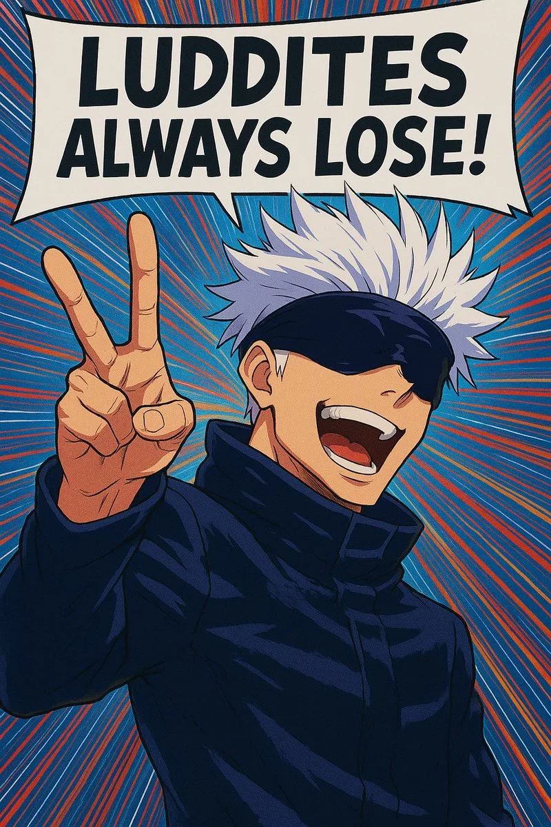 Poster anime pop-art phong cách nổi loạn