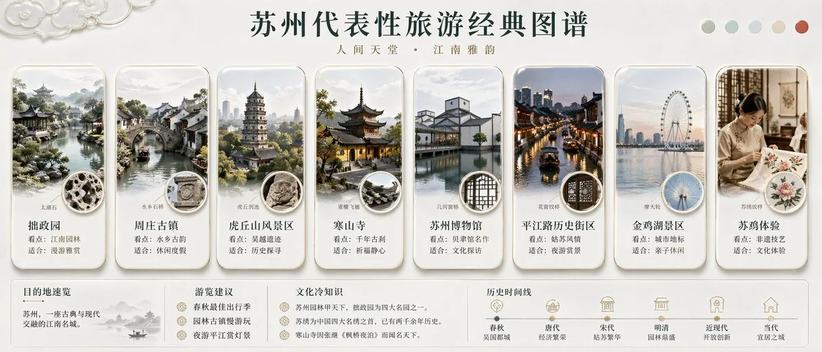 Infographic du lịch Tô Châu cổ điển
