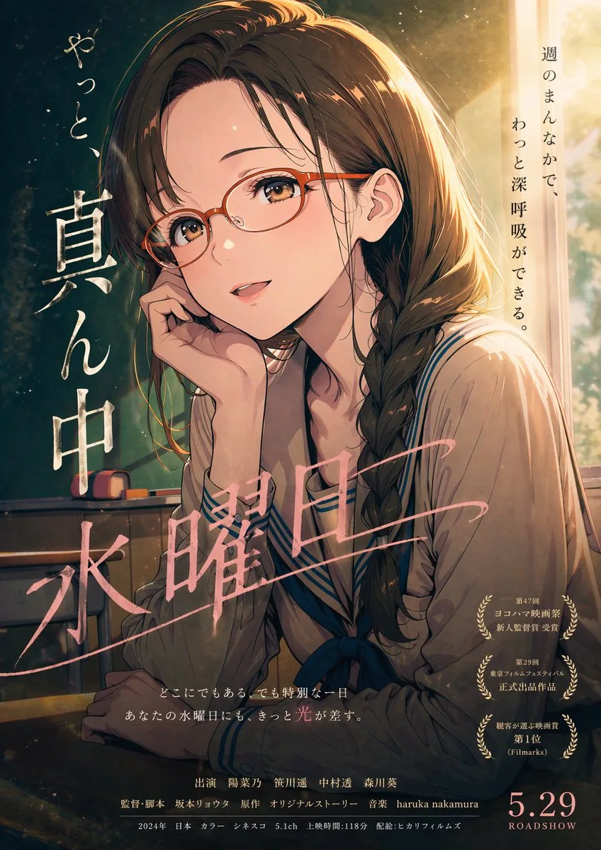 Poster anime điện ảnh ngày thứ Tư