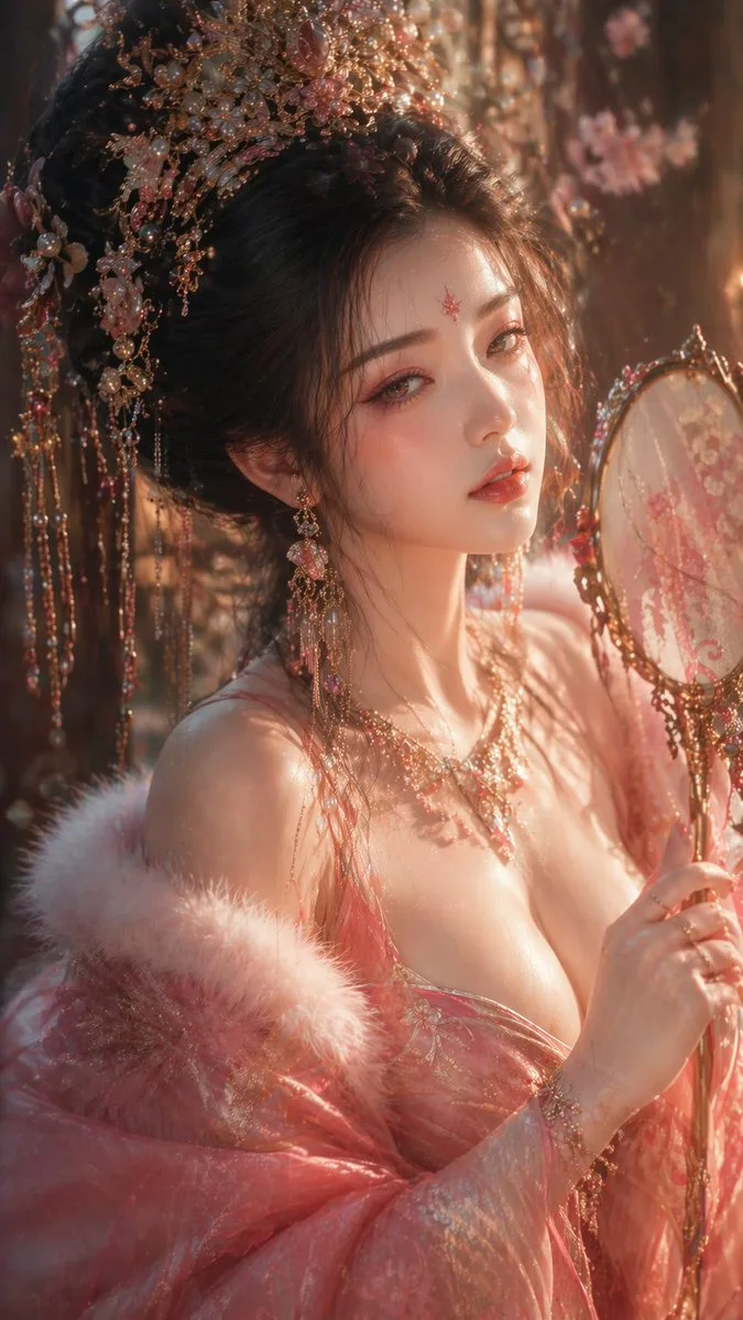 Chân dung CG mỹ nhân phong cách thời Đường