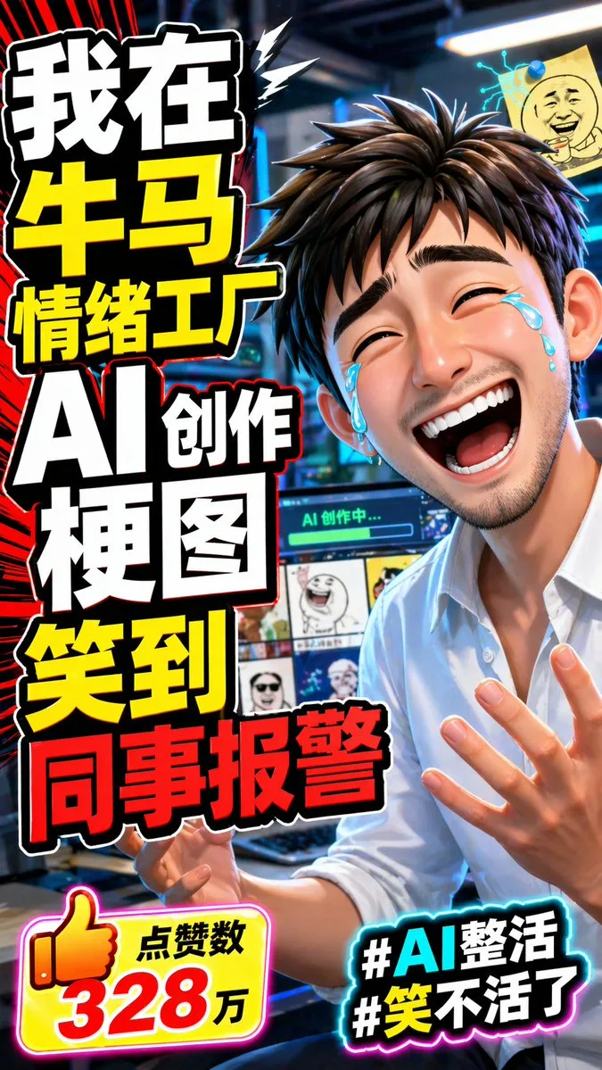 Ảnh bìa video ngắn meme mạng xã hội