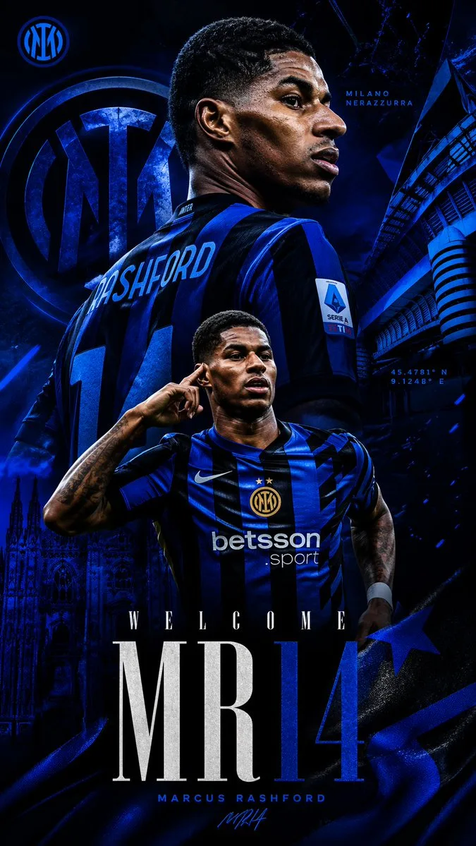 Hình nền Marcus Rashford Inter Milan