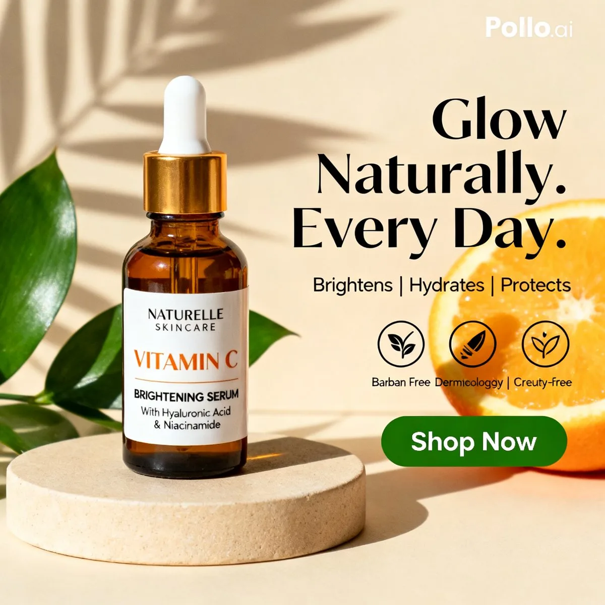 Quảng cáo sản phẩm dưỡng da Vitamin C