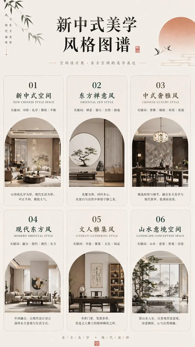 Bảng phong cách thẩm mỹ tân Trung Hoa