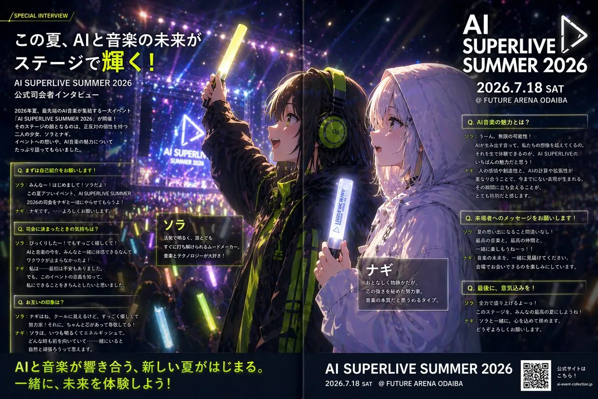 Trang tạp chí phỏng vấn đại nhạc hội anime