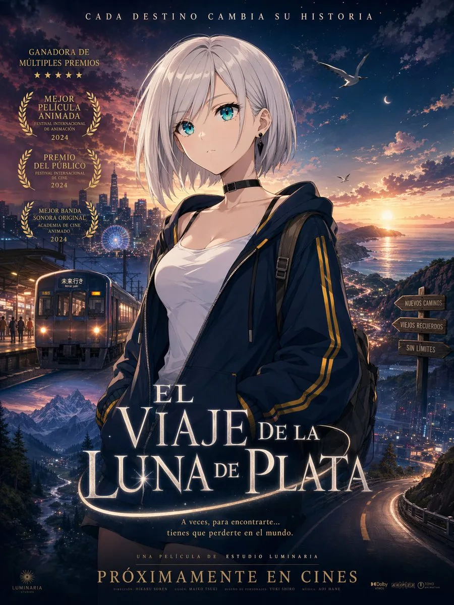 Poster phim anime du lịch kỳ ảo