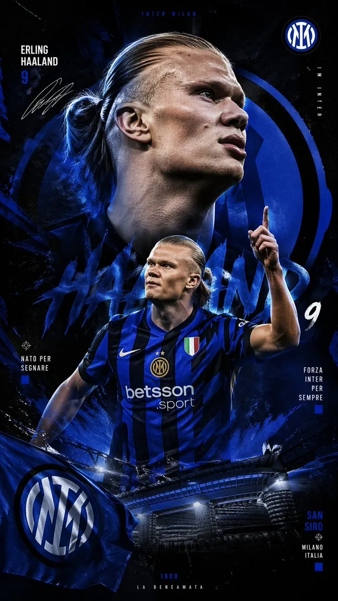 Poster thông báo chuyển nhượng Inter Milan