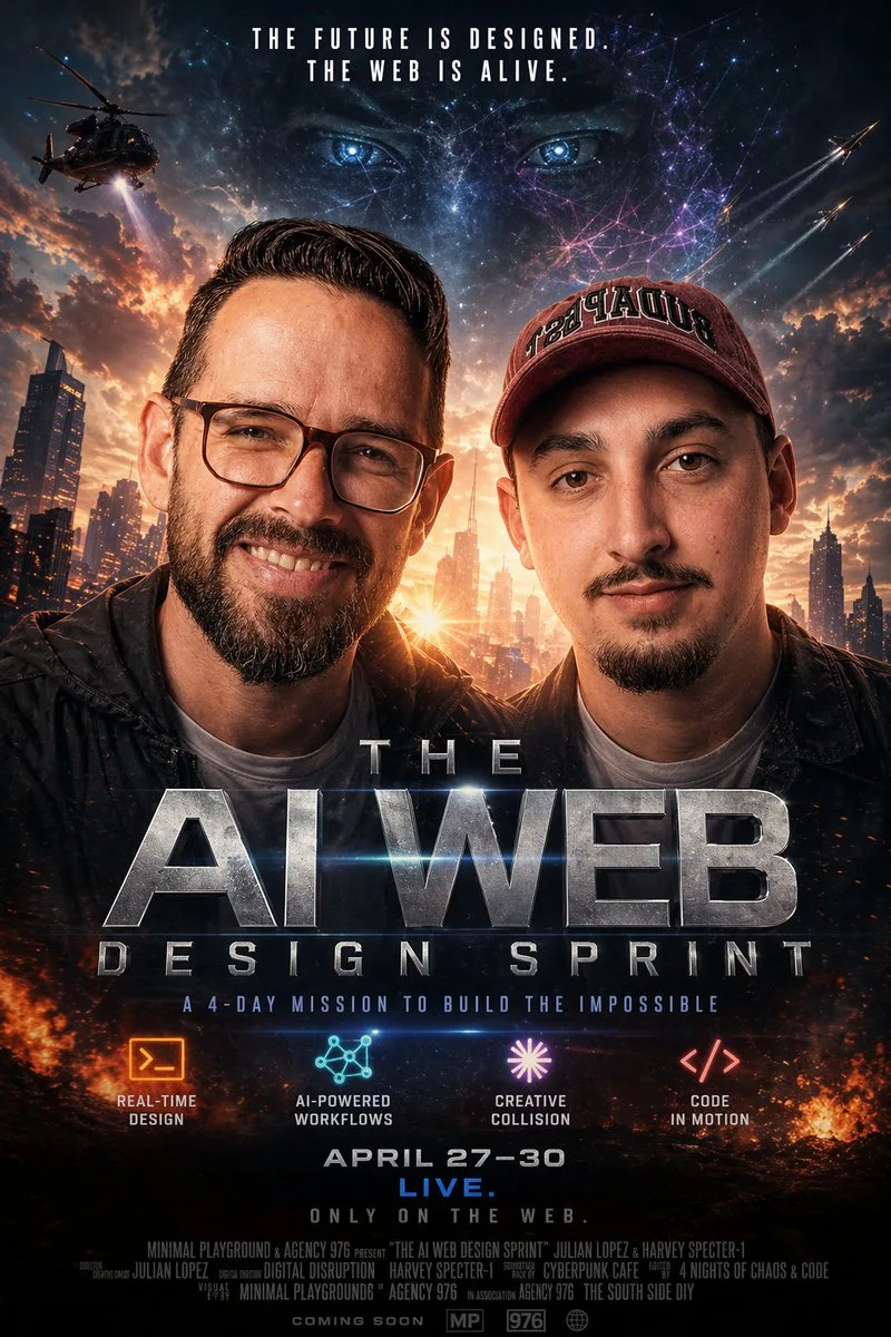 Poster điện ảnh AI Web Sprint